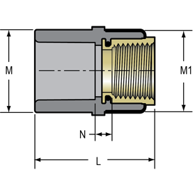 Female Adapter -  Brass Transition